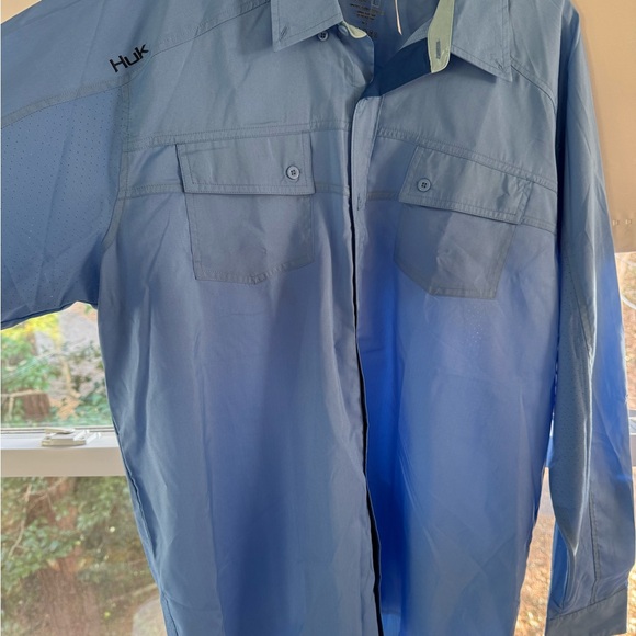 Huk Performance Longsleeve Button Down - Picture 2 of 3